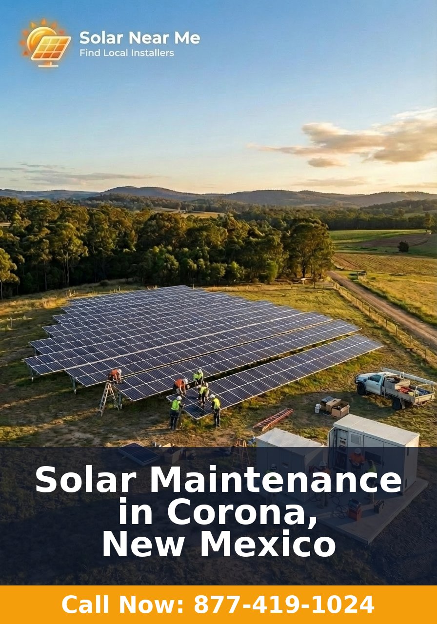 Solar Maintenance in Corona, New Mexico