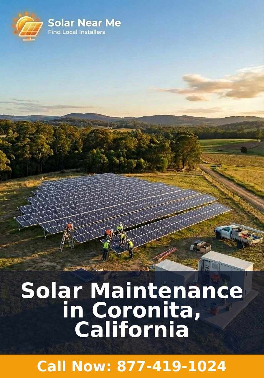 Solar Maintenance in Coronita, California