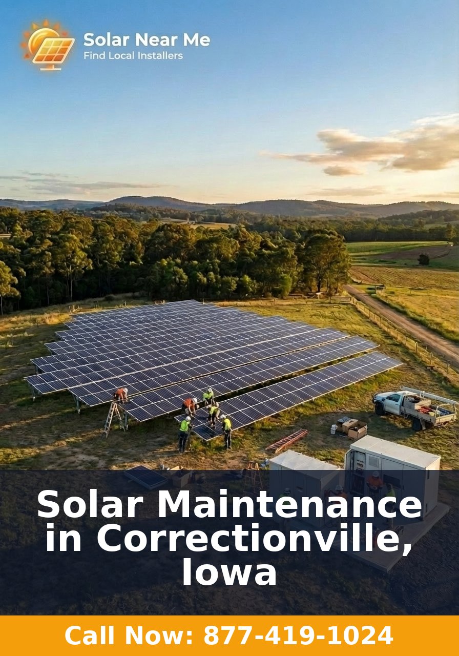 Solar Maintenance in Correctionville, Iowa