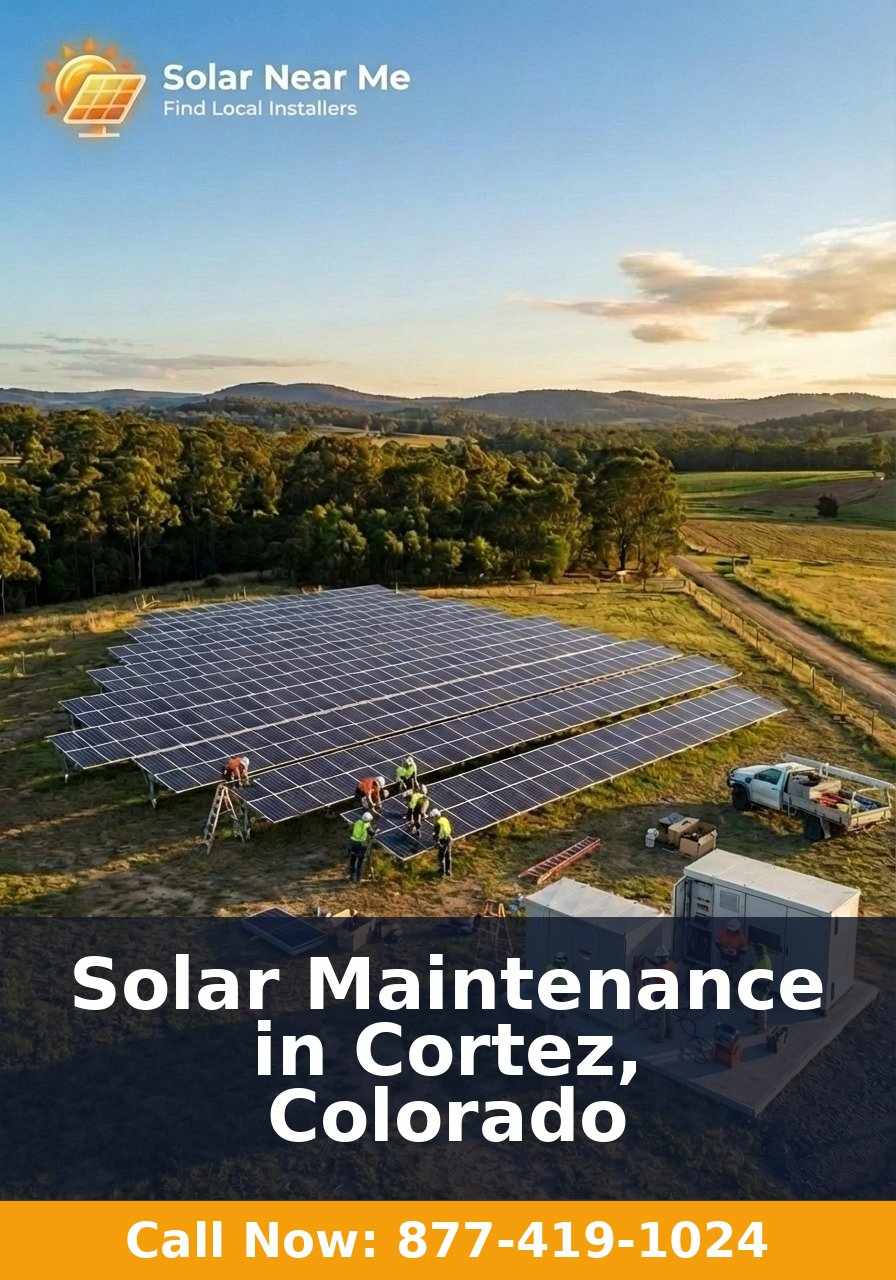 Solar Maintenance in Cortez, Colorado