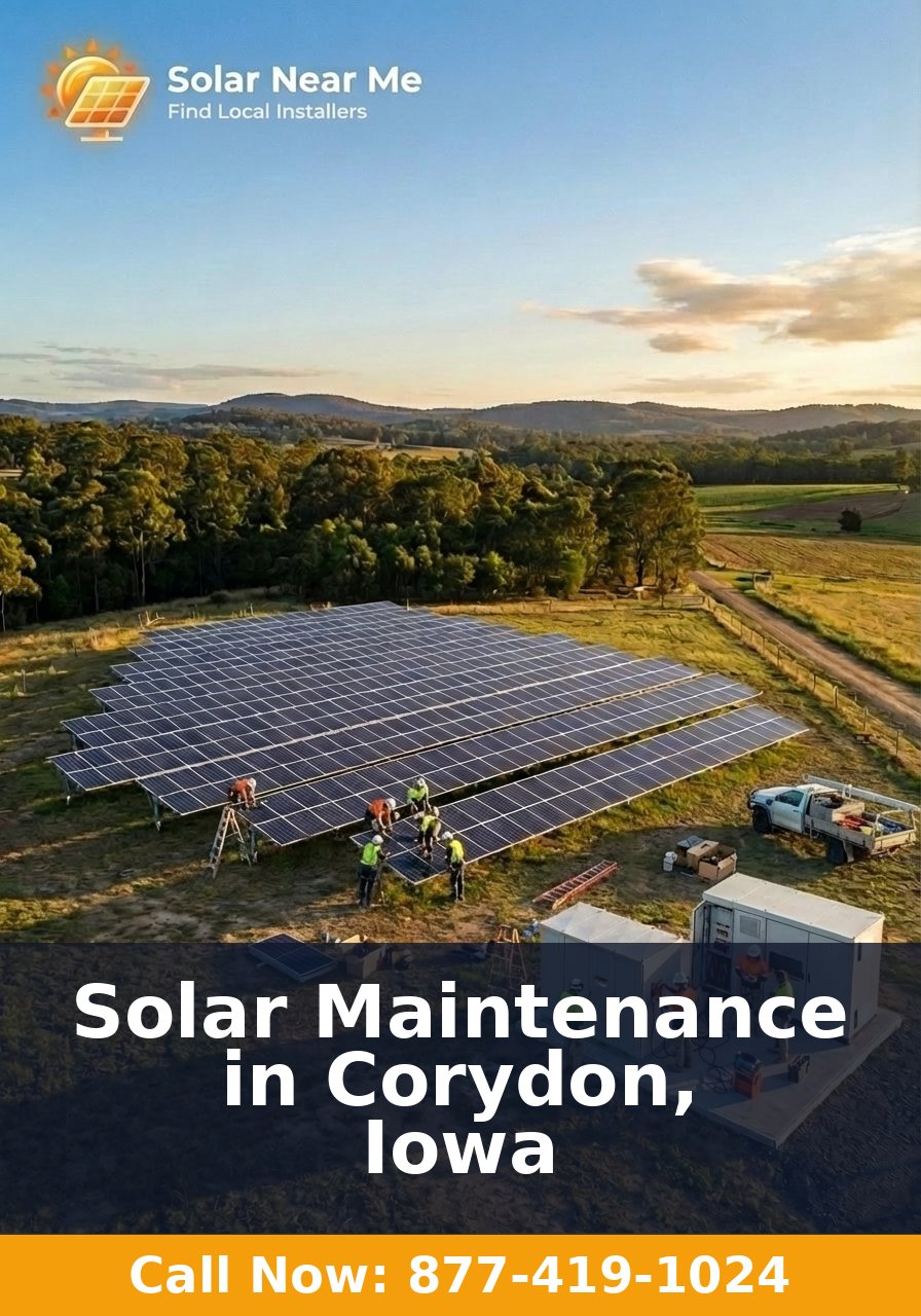Solar Maintenance in Corydon, Iowa