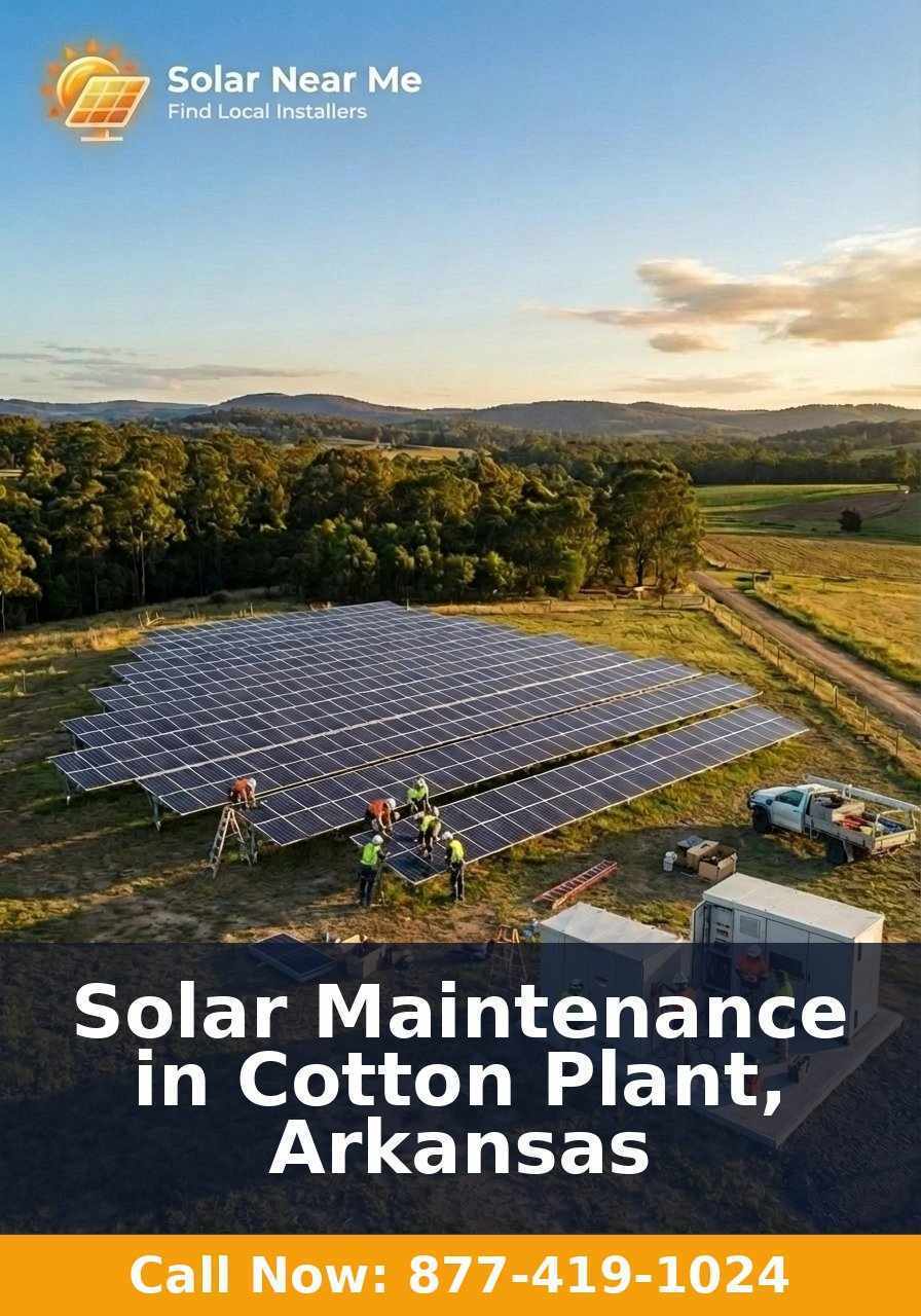 Solar Maintenance in Cotton Plant, Arkansas