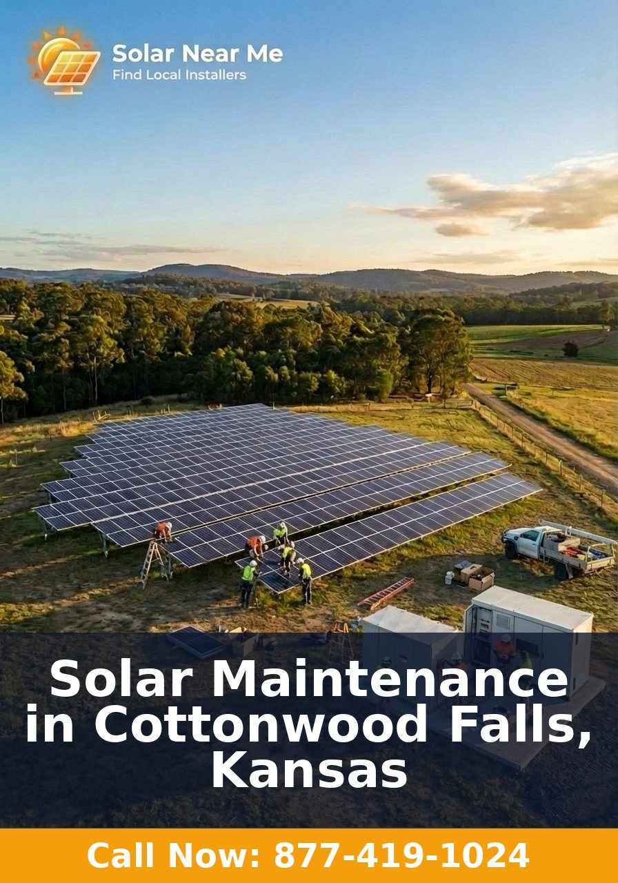 Solar Maintenance in Cottonwood Falls, Kansas