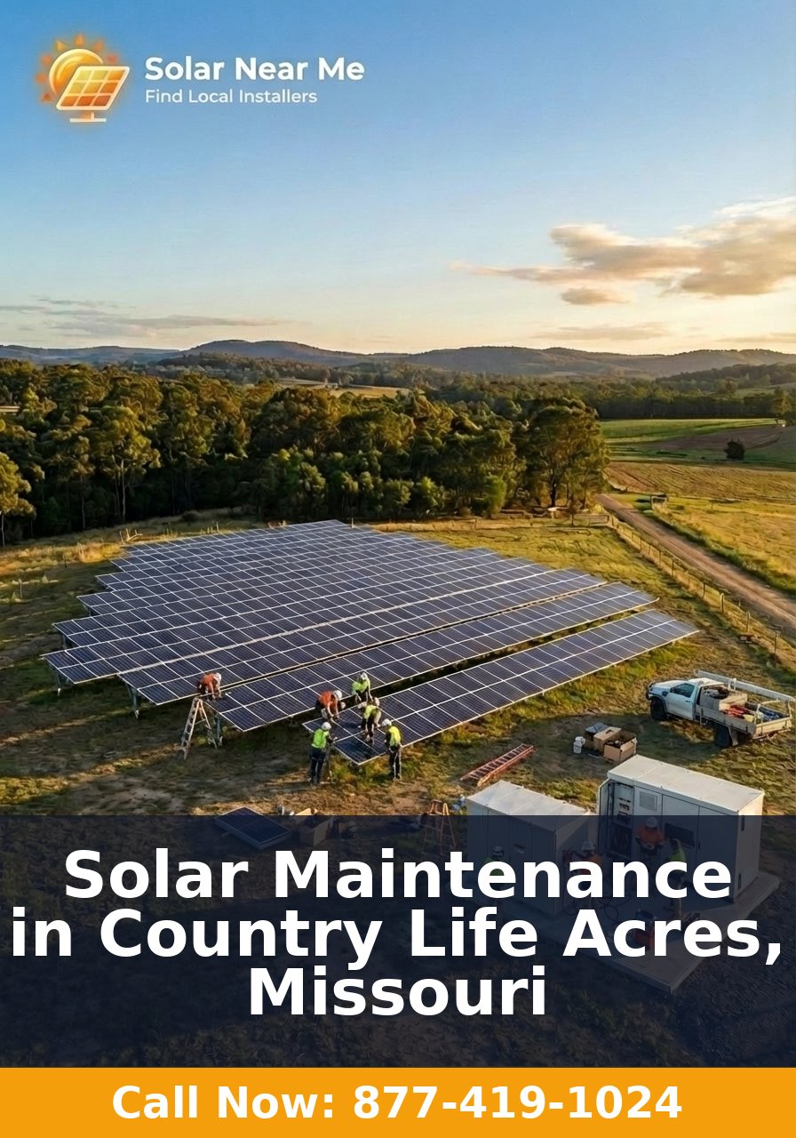 Solar Maintenance in Country Life Acres, Missouri