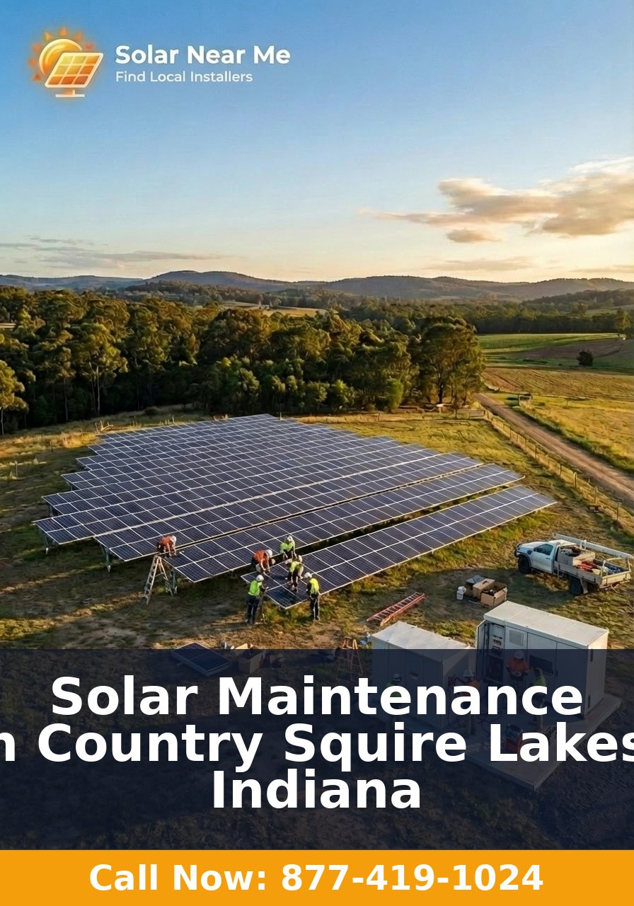 Solar Maintenance in Country Squire Lakes, Indiana