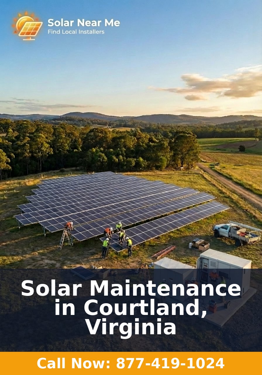 Solar Maintenance in Courtland, Virginia