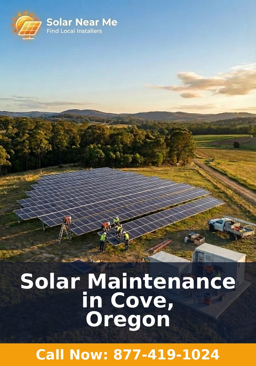 Solar Maintenance in Cove, Oregon