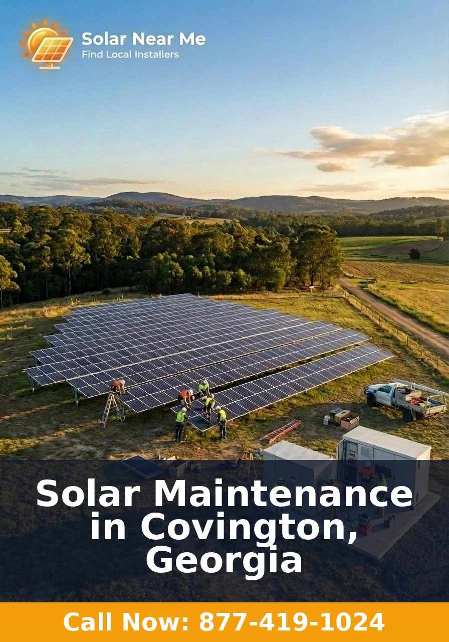 Solar Maintenance in Covington, Georgia