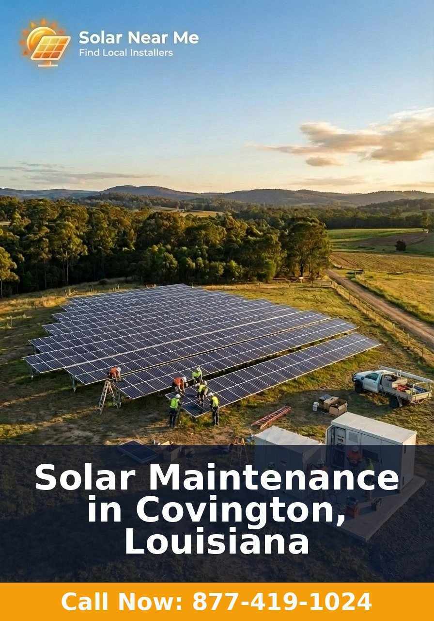 Solar Maintenance in Covington, Louisiana