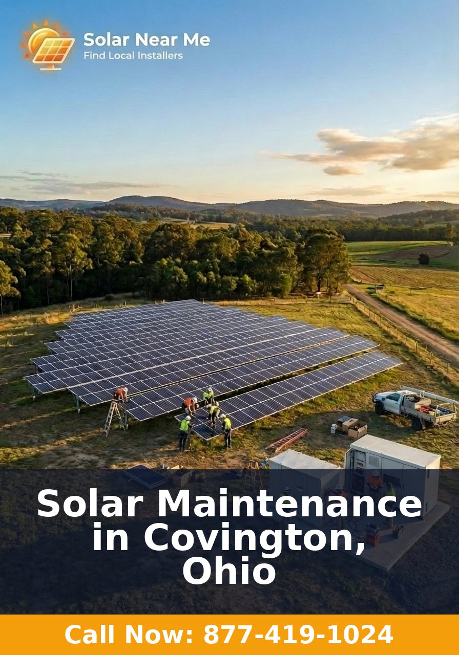 Solar Maintenance in Covington, Ohio