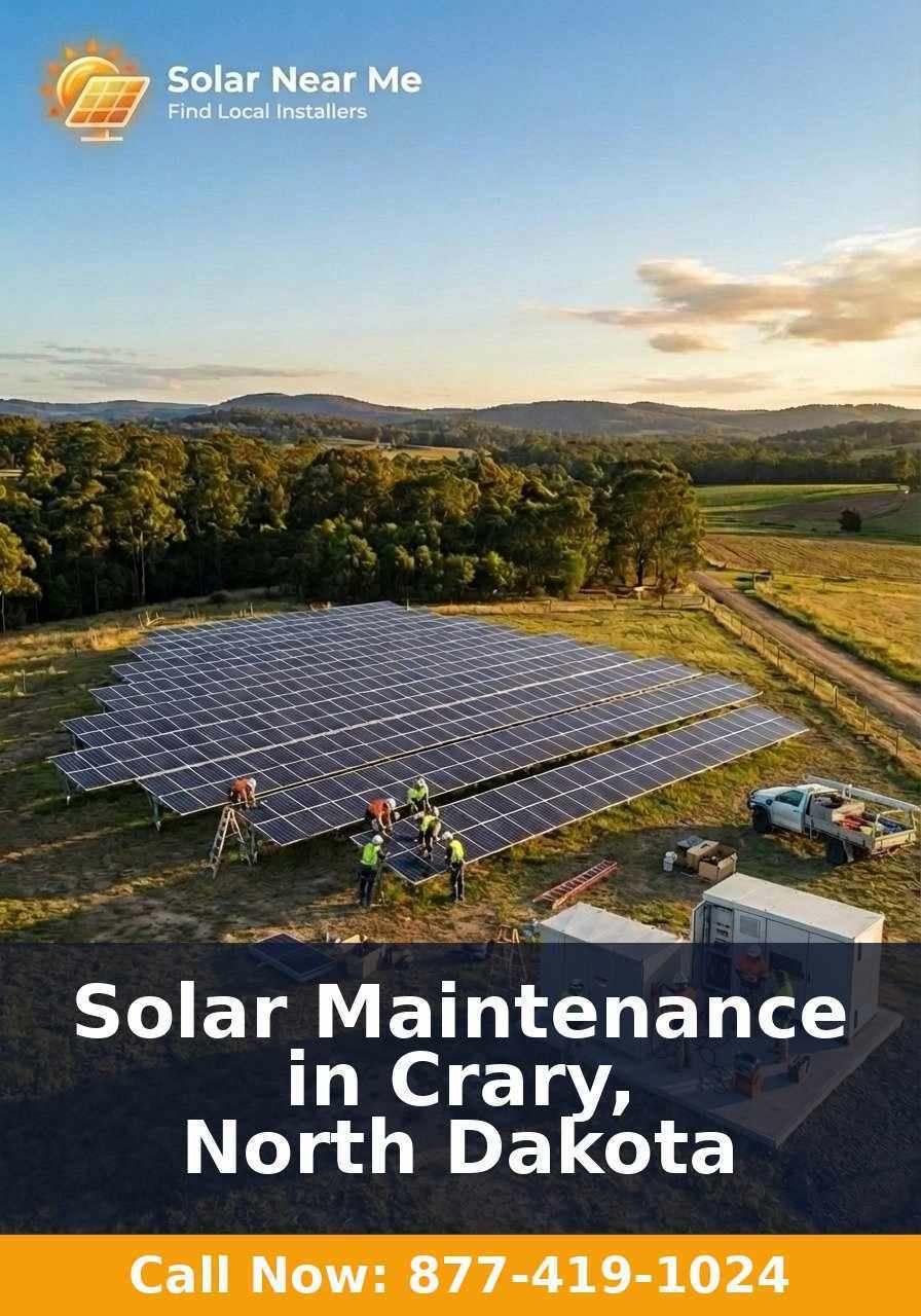 Solar Maintenance in Crary, North Dakota