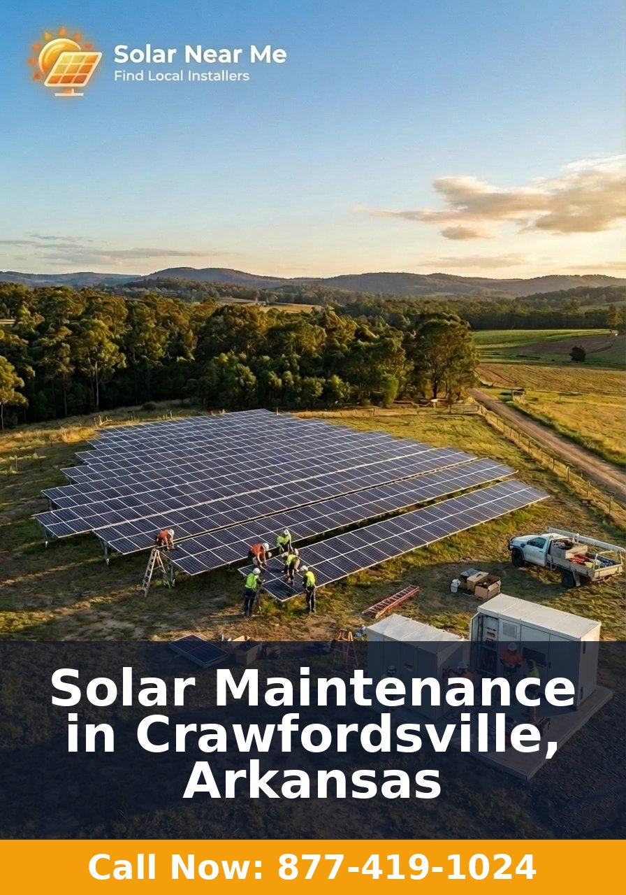 Solar Maintenance in Crawfordsville, Arkansas