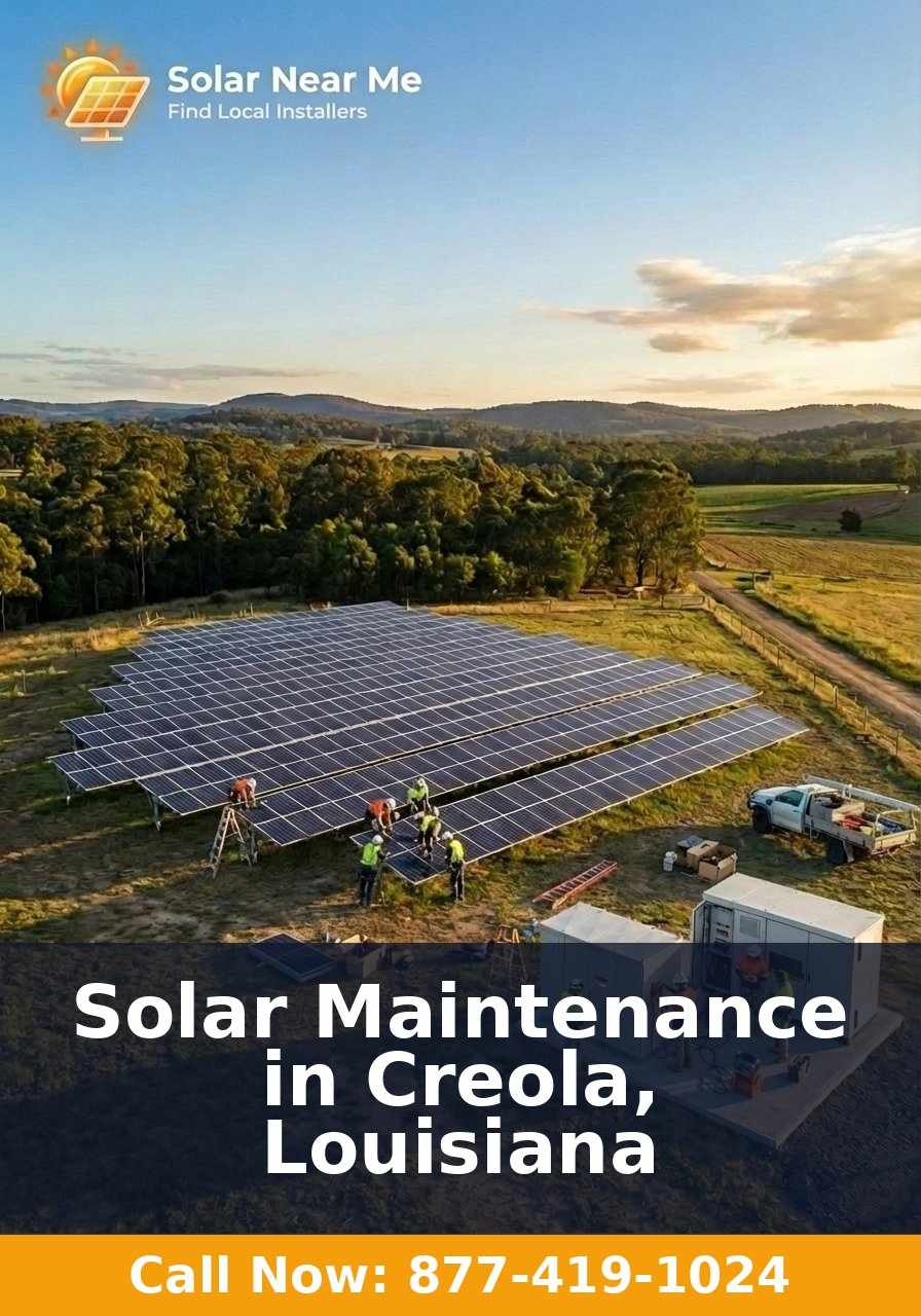 Solar Maintenance in Creola, Louisiana