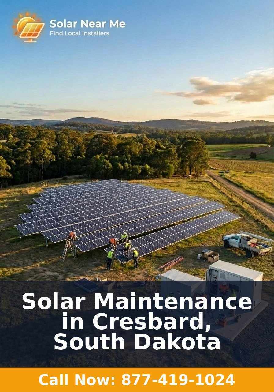 Solar Maintenance in Cresbard, South Dakota