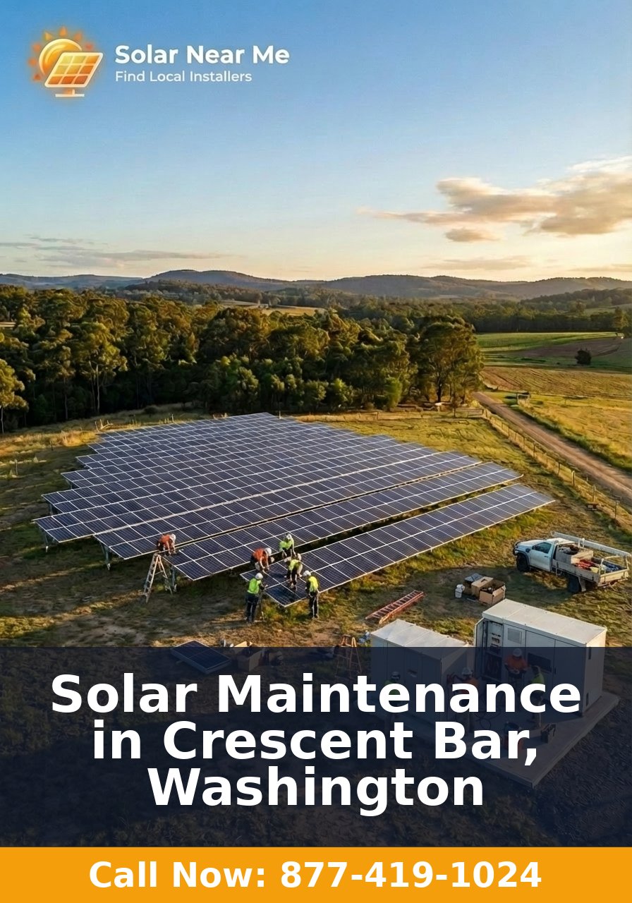Solar Maintenance in Crescent Bar, Washington