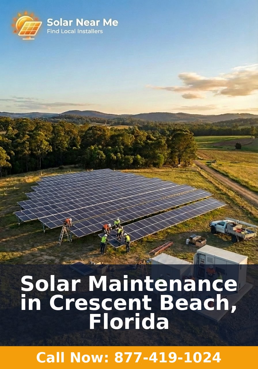 Solar Maintenance in Crescent Beach, Florida