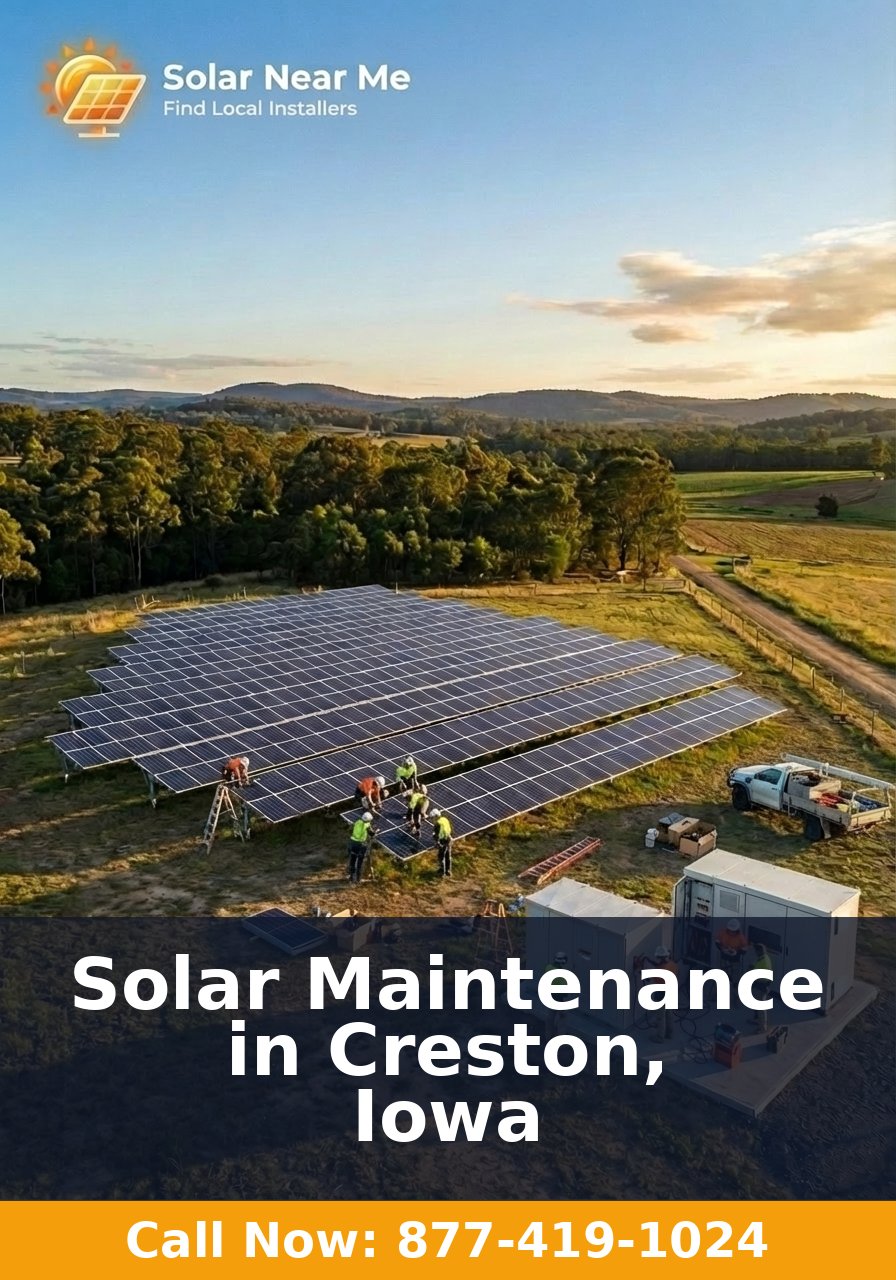Solar Maintenance in Creston, Iowa