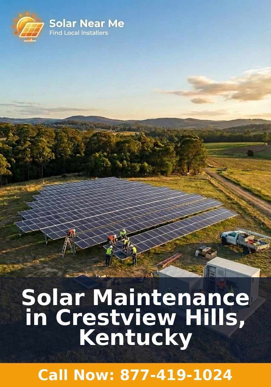 Solar Maintenance in Crestview Hills, Kentucky