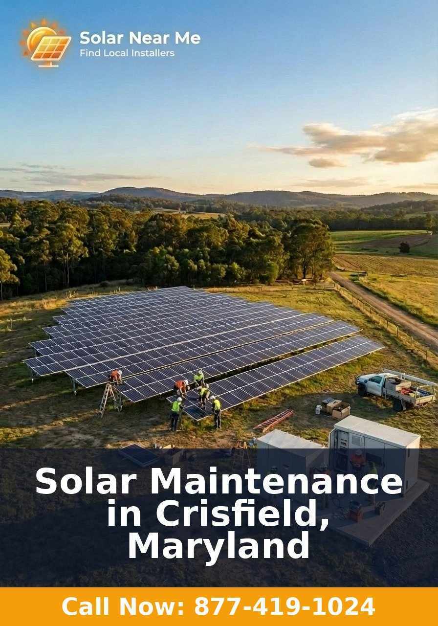 Solar Maintenance in Crisfield, Maryland