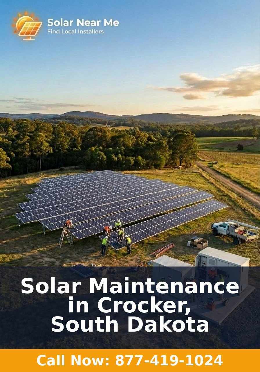 Solar Maintenance in Crocker, South Dakota