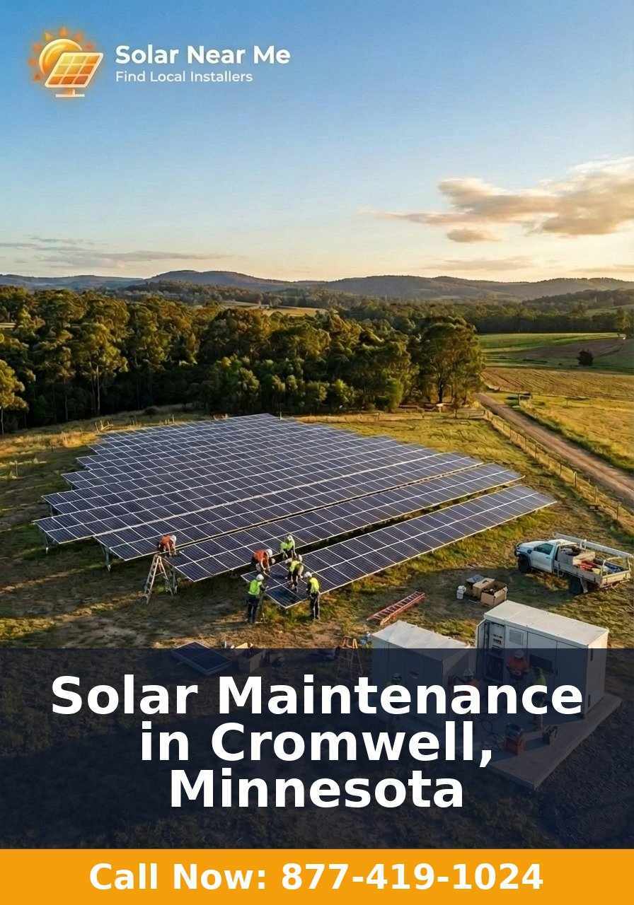 Solar Maintenance in Cromwell, Minnesota