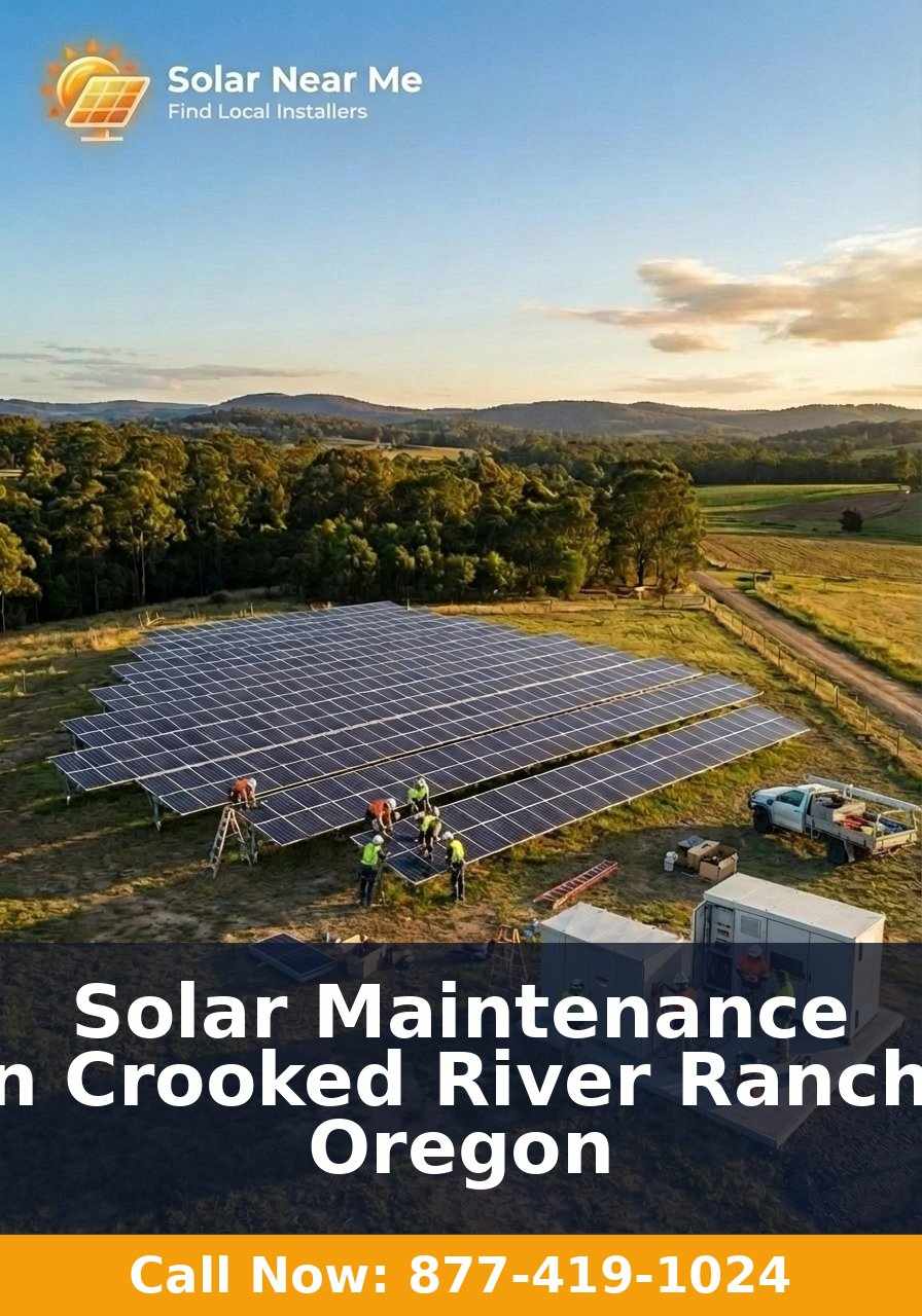 Solar Maintenance in Crooked River Ranch, Oregon