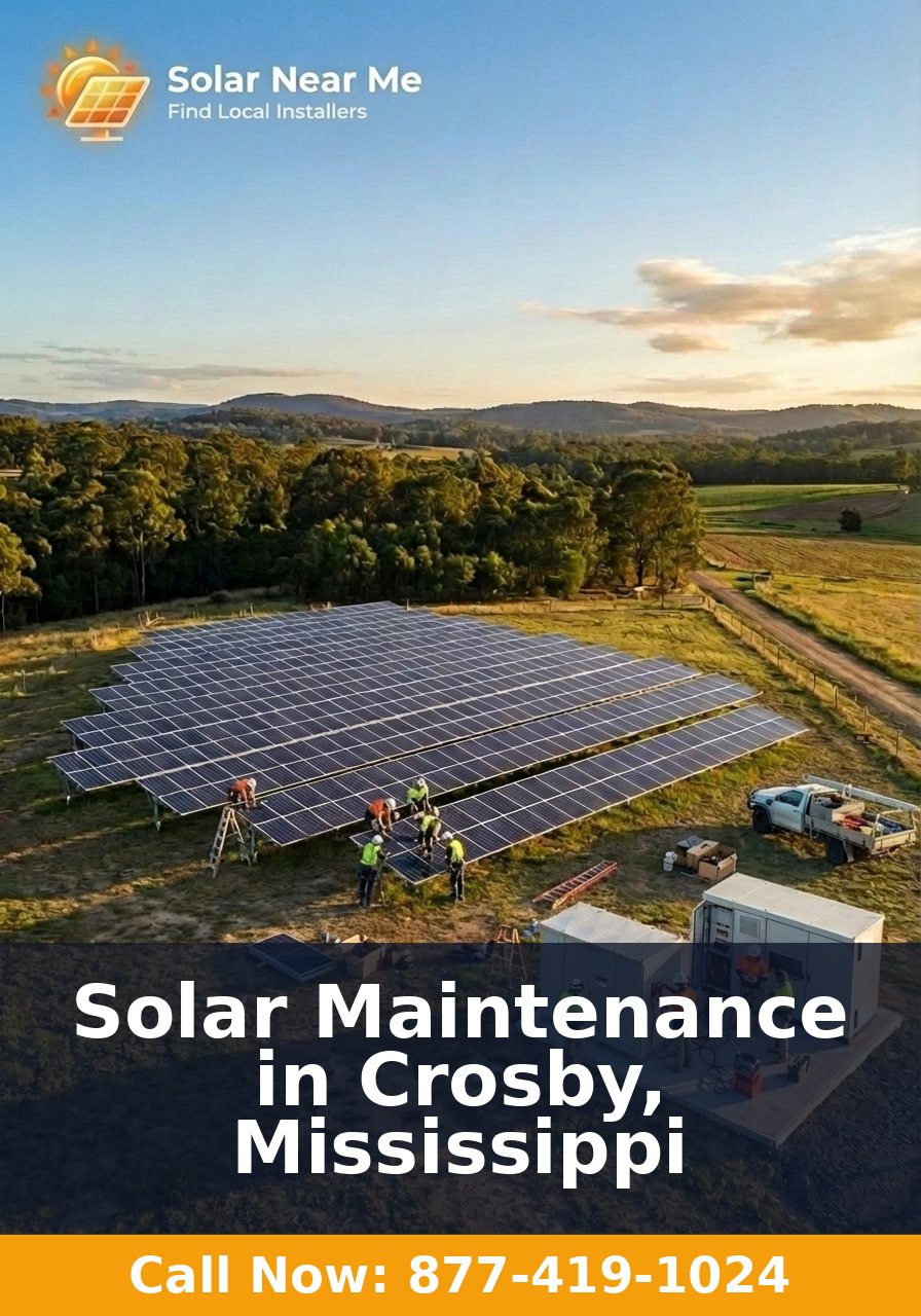 Solar Maintenance in Crosby, Mississippi