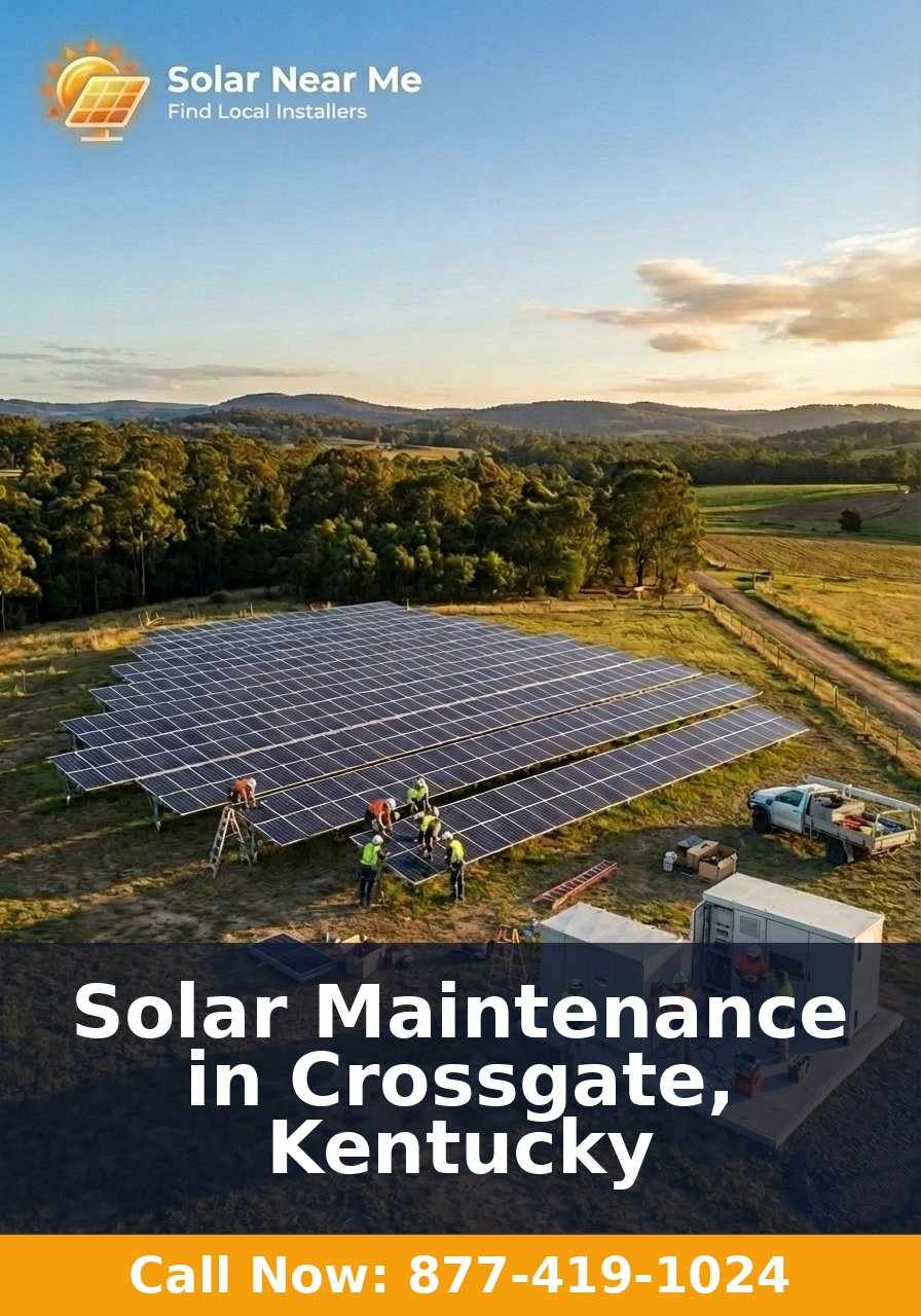Solar Maintenance in Crossgate, Kentucky