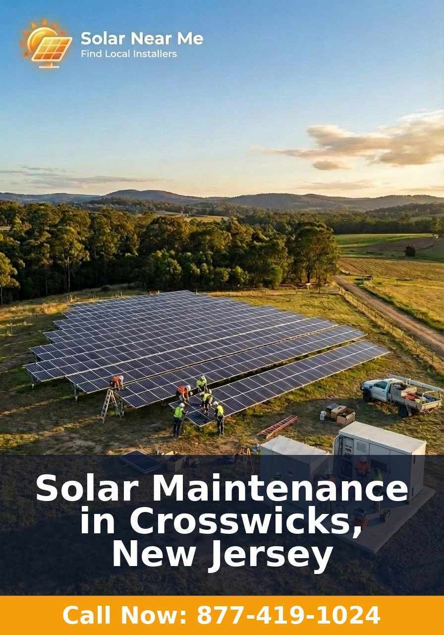 Solar Maintenance in Crosswicks, New Jersey