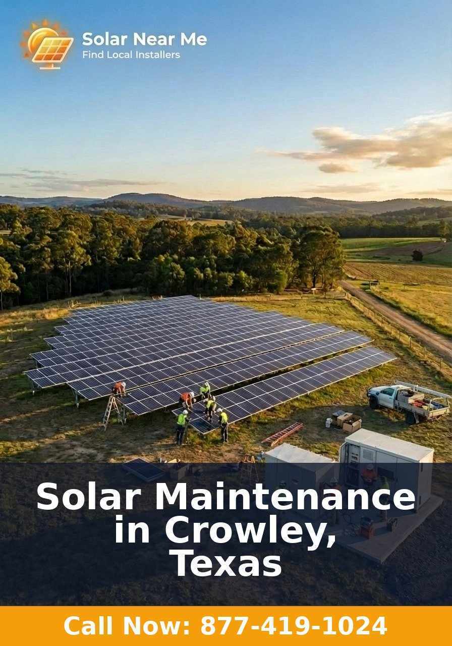 Solar Maintenance in Crowley, Texas