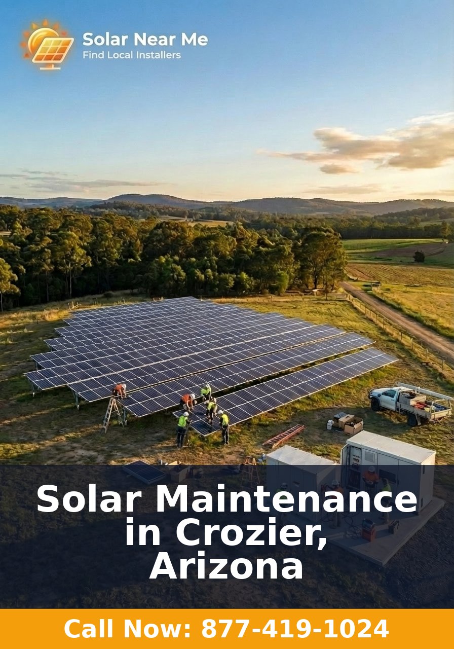 Solar Maintenance in Crozier, Arizona