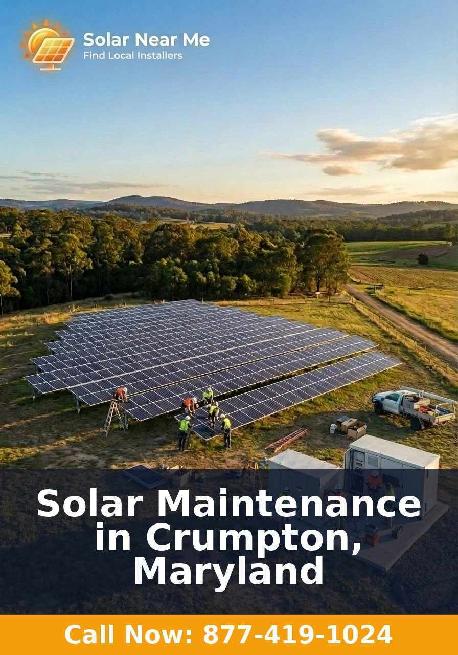 Solar Maintenance in Crumpton, Maryland