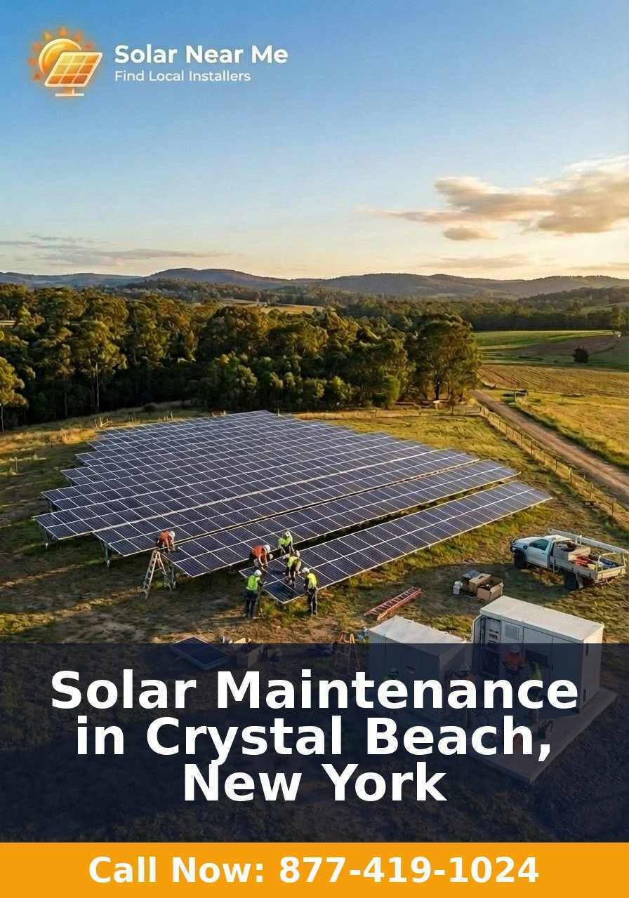 Solar Maintenance in Crystal Beach, New York