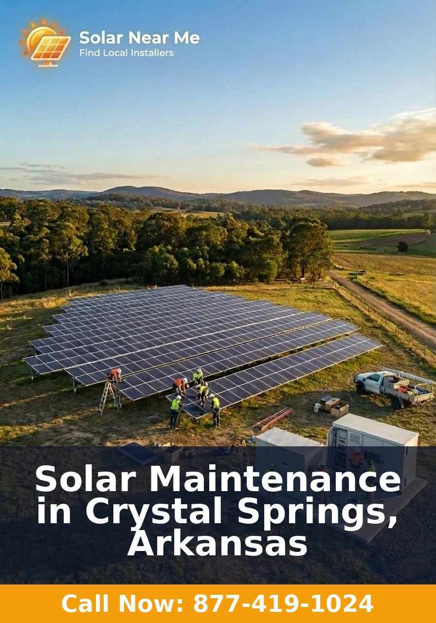 Solar Maintenance in Crystal Springs, Arkansas