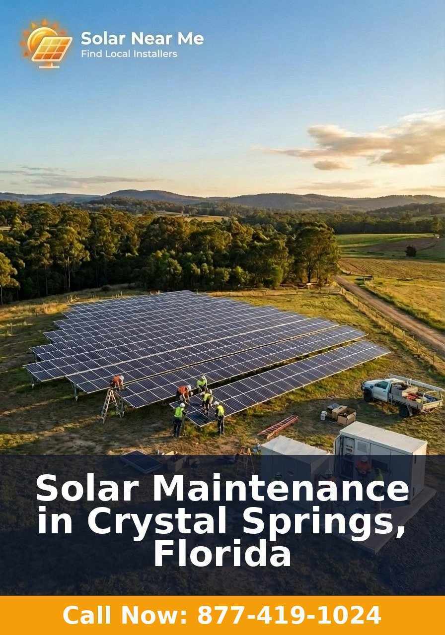 Solar Maintenance in Crystal Springs, Florida