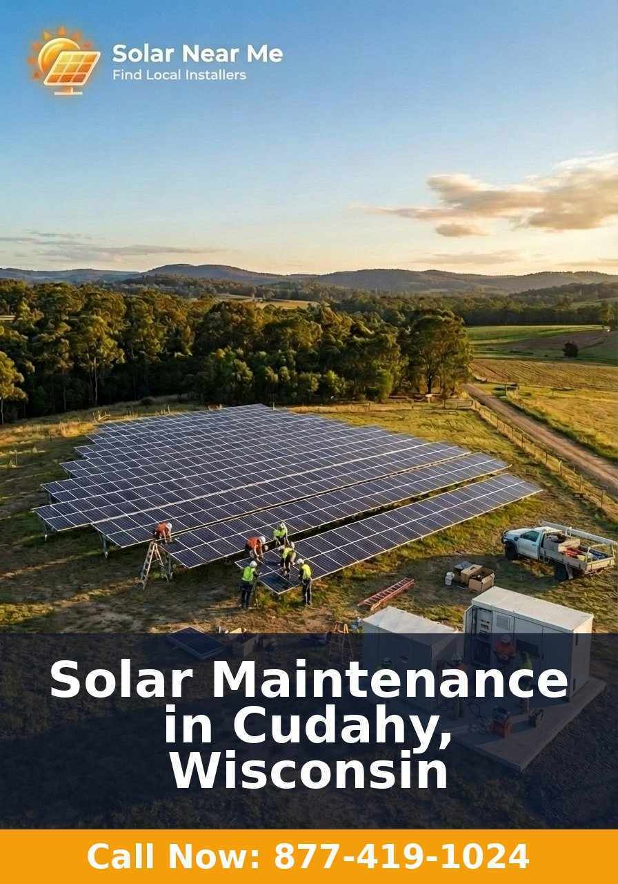 Solar Maintenance in Cudahy, Wisconsin