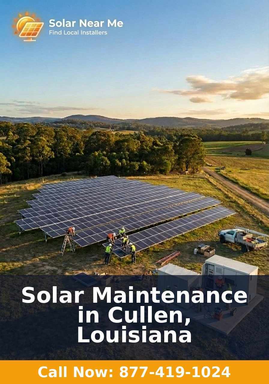 Solar Maintenance in Cullen, Louisiana