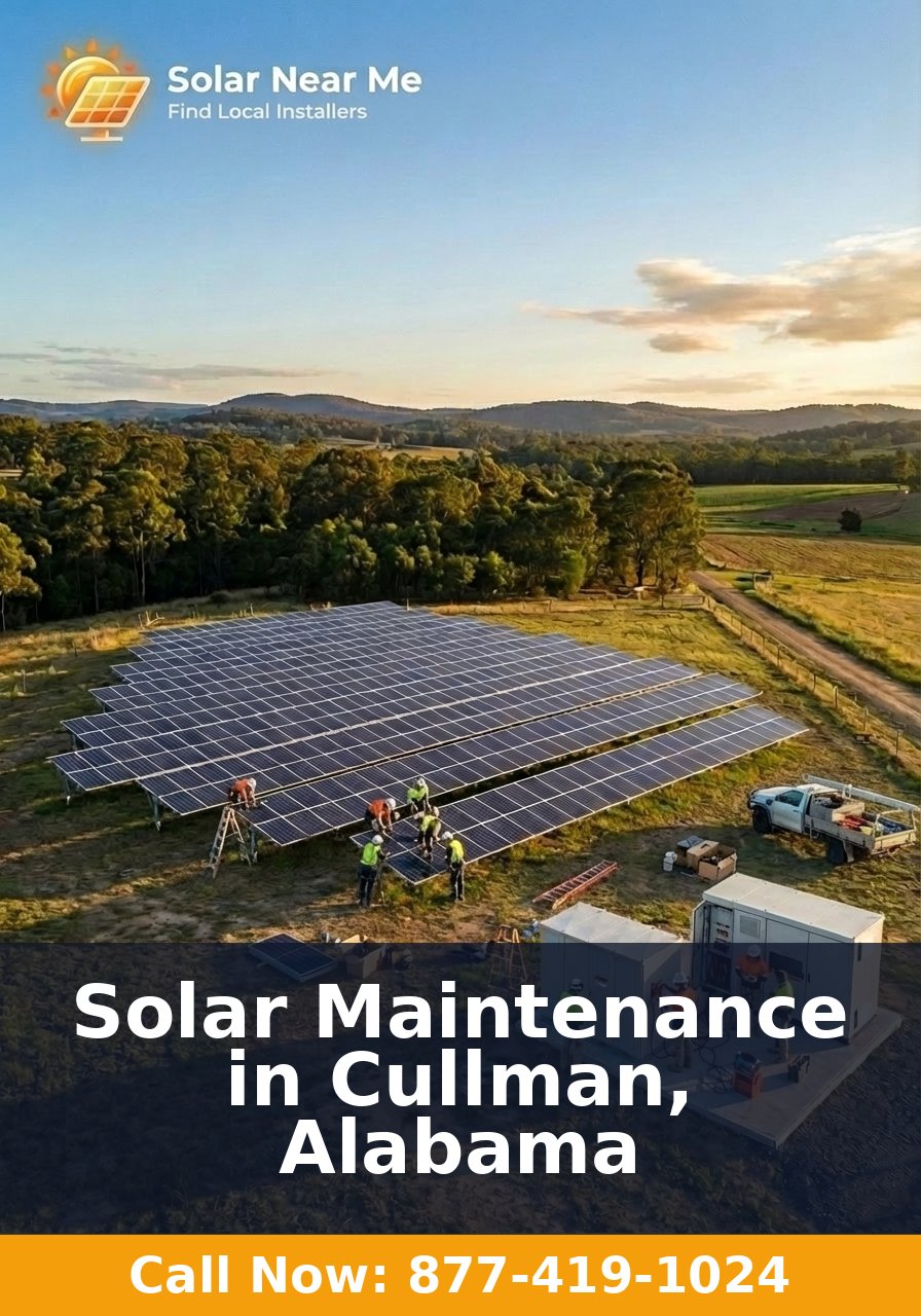 Solar Maintenance in Cullman, Alabama