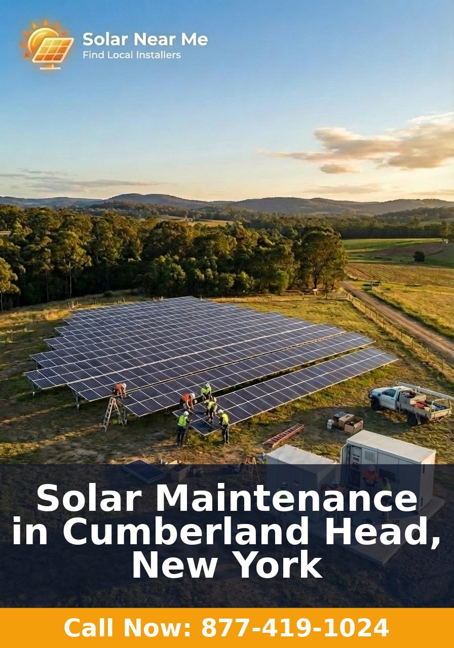 Solar Maintenance in Cumberland Head, New York