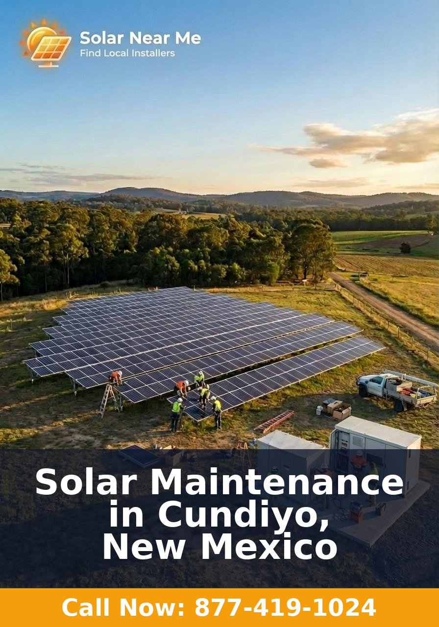 Solar Maintenance in Cundiyo, New Mexico