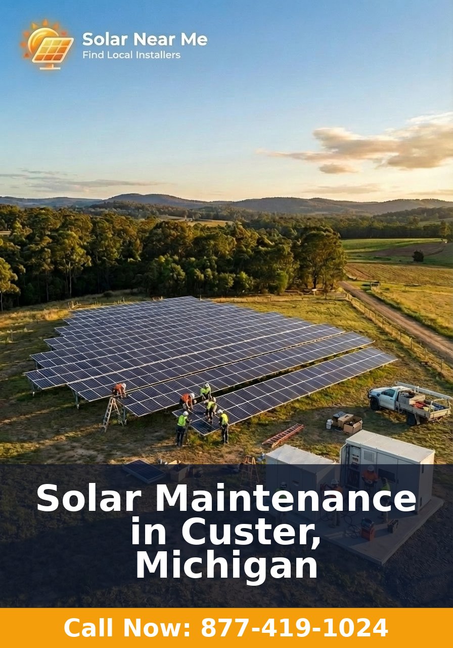 Solar Maintenance in Custer, Michigan