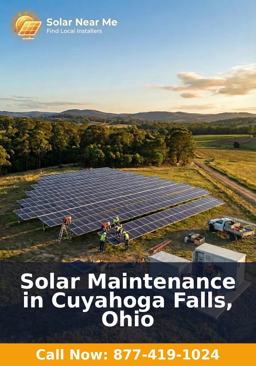 Solar Maintenance in Cuyahoga Falls, Ohio