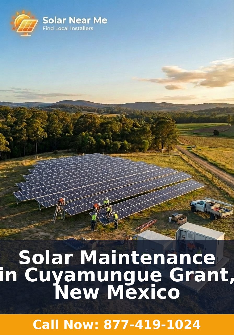 Solar Maintenance in Cuyamungue Grant, New Mexico