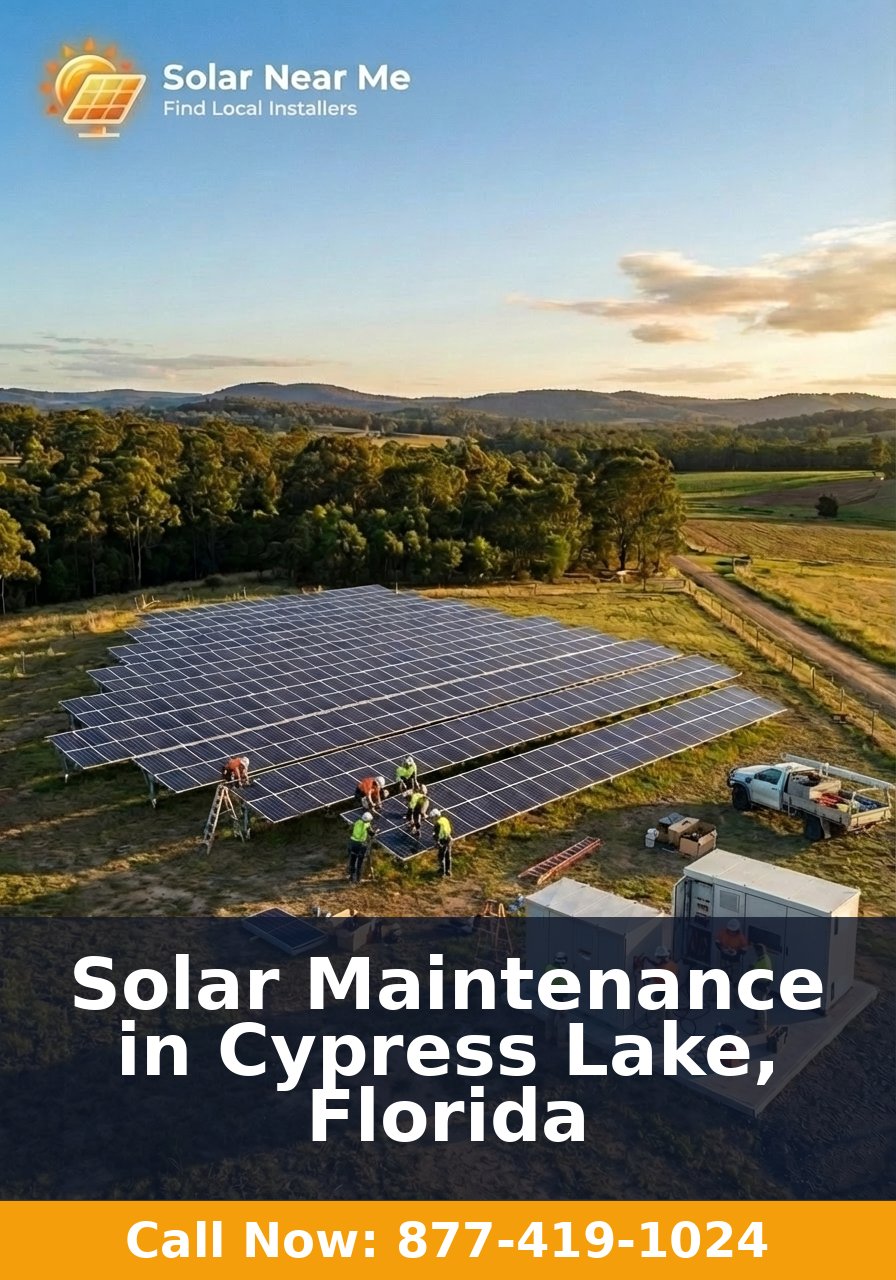 Solar Maintenance in Cypress Lake, Florida