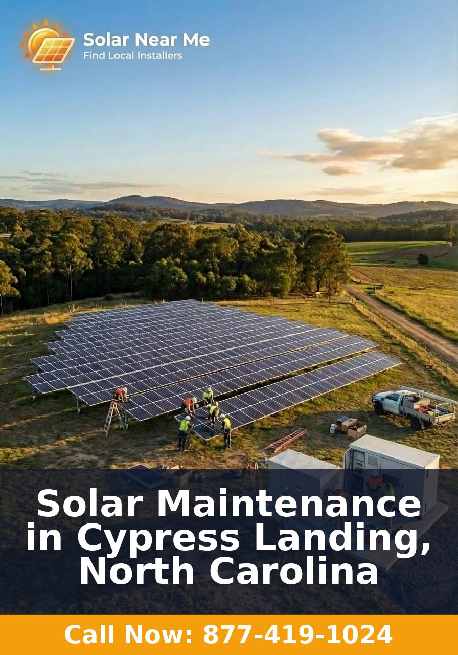 Solar Maintenance in Cypress Landing, North Carolina
