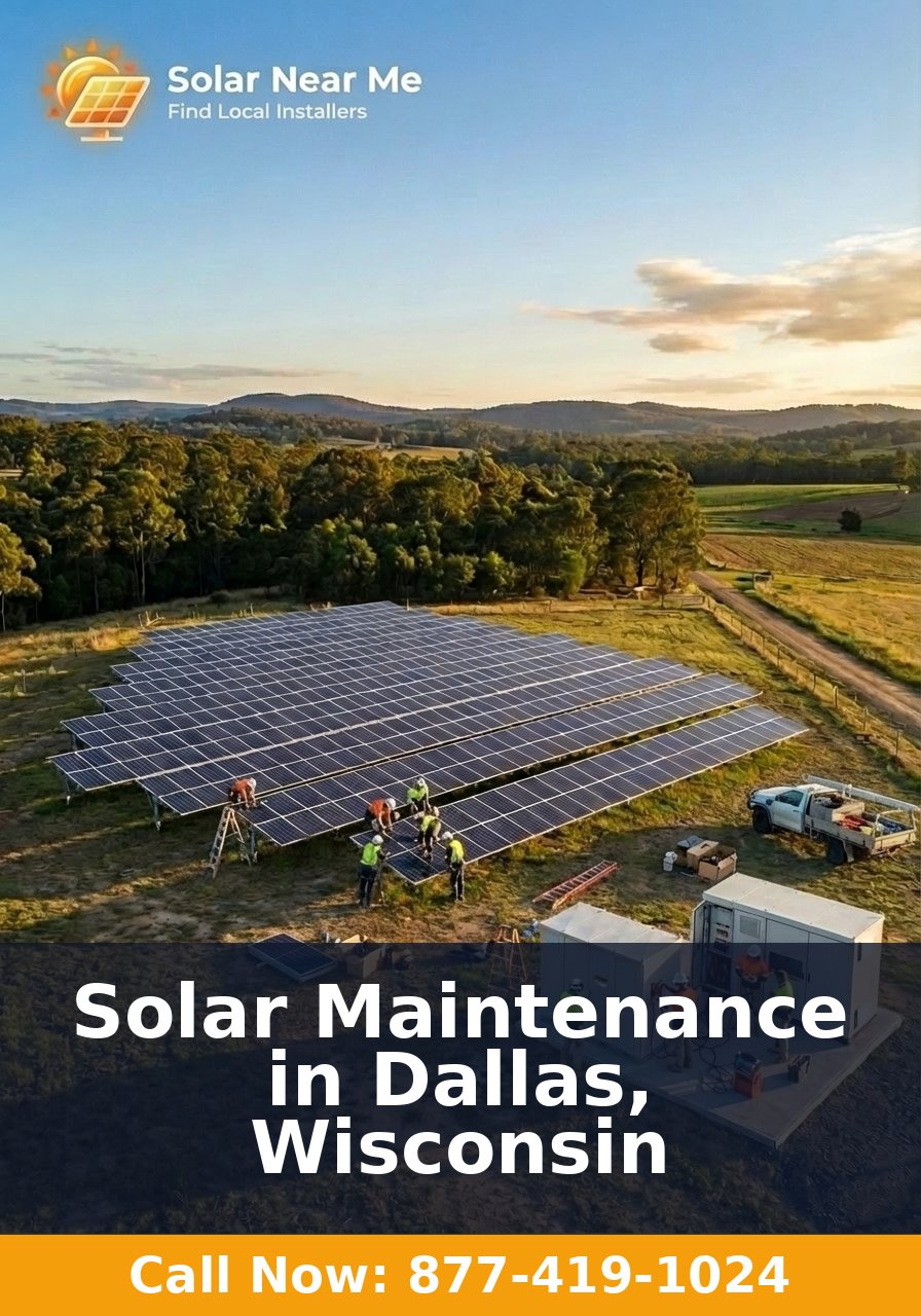 Solar Maintenance in Dallas, Wisconsin