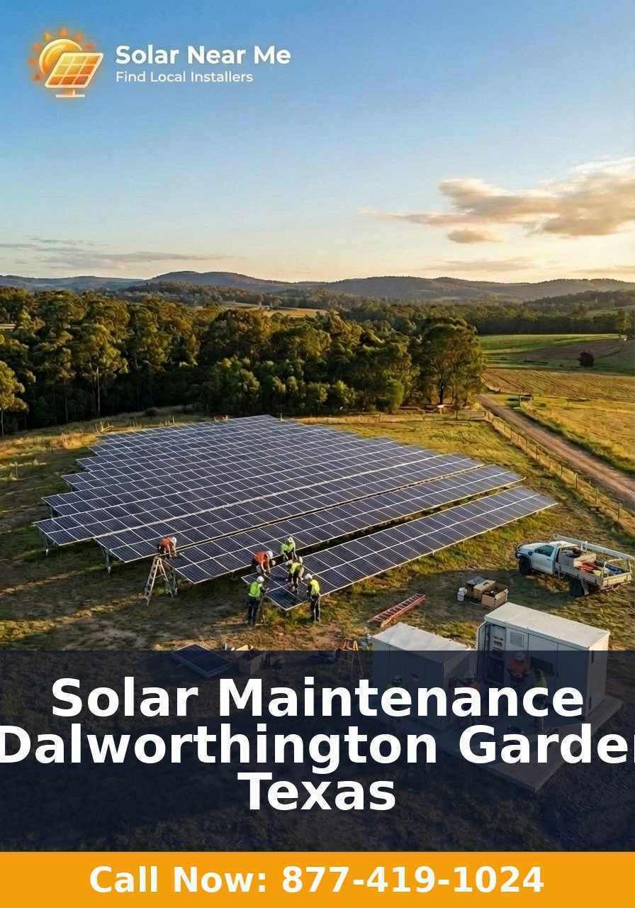 Solar Maintenance in Dalworthington Gardens, Texas