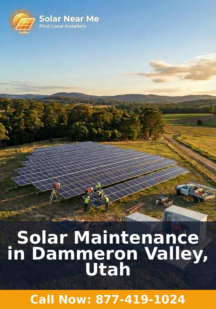 Solar Maintenance in Dammeron Valley, Utah