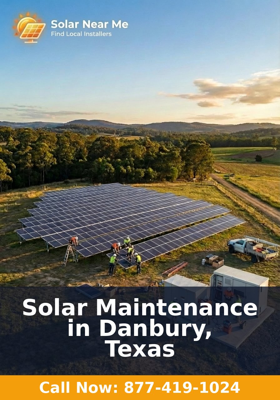 Solar Maintenance in Danbury, Texas