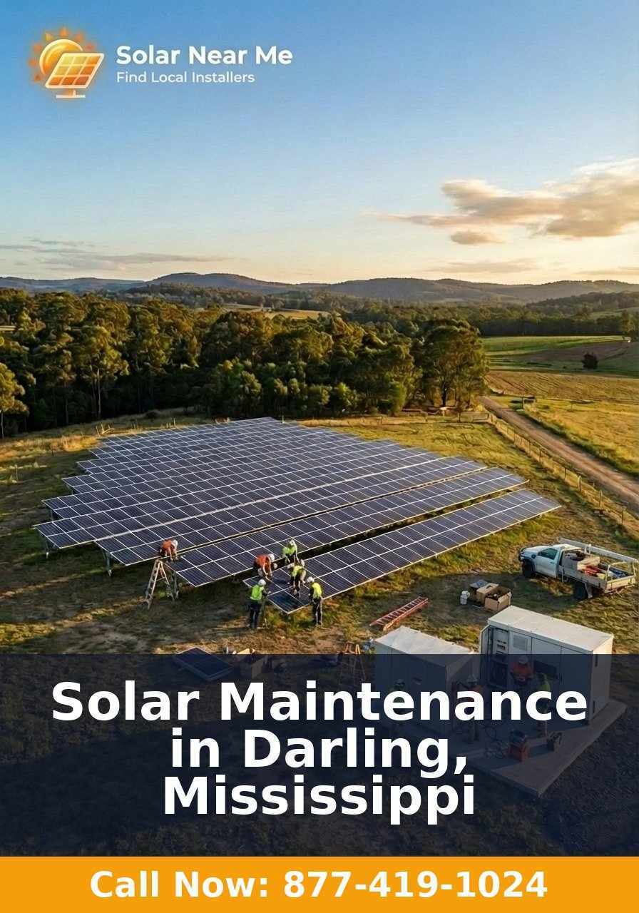 Solar Maintenance in Darling, Mississippi